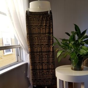 Urban Outfitters Tribal print maxi skirt